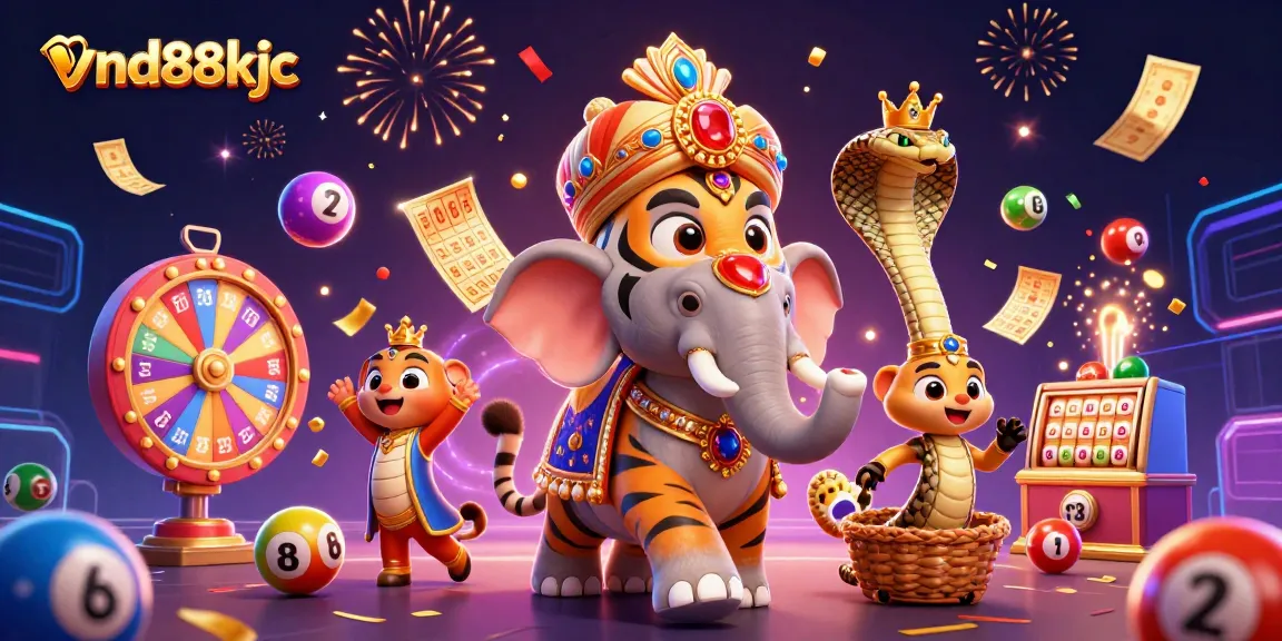 vnd88kjc offers exciting lottery scenes with epic characters, vibrant colors, and dynamic elements
