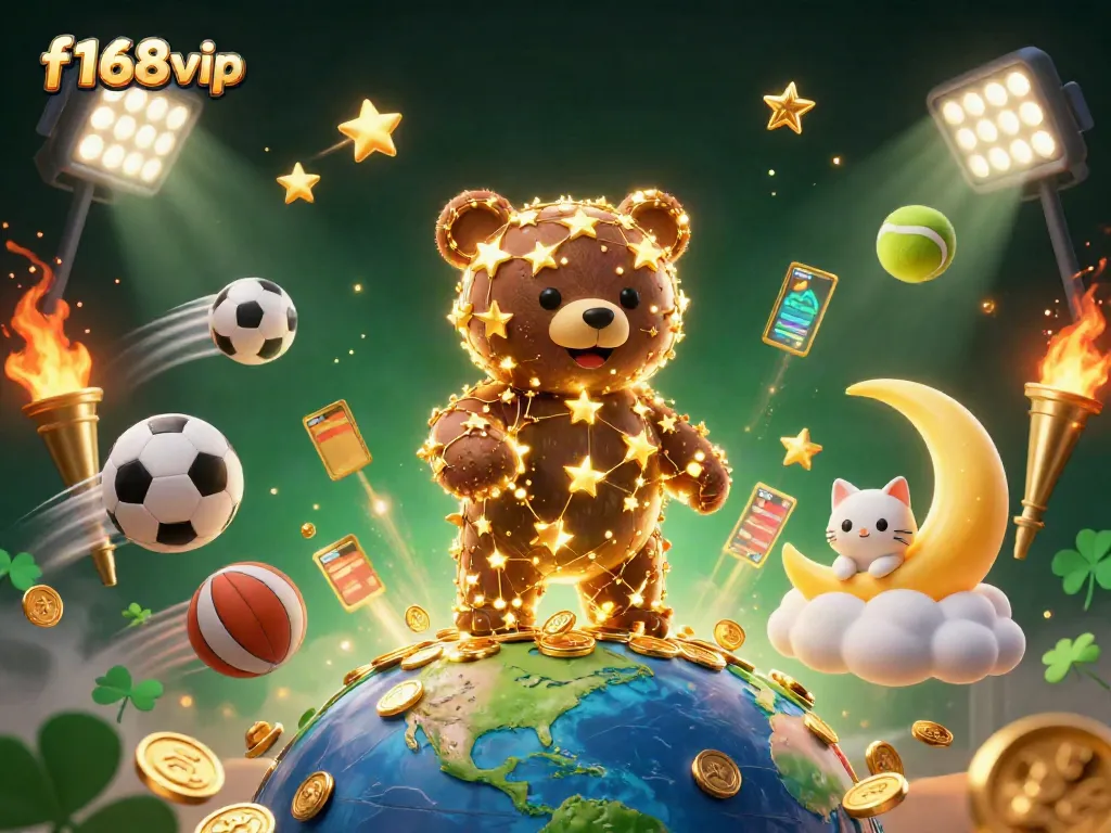 Experience exciting gameplay with f168vip featuring dynamic elements and a rich illustration.