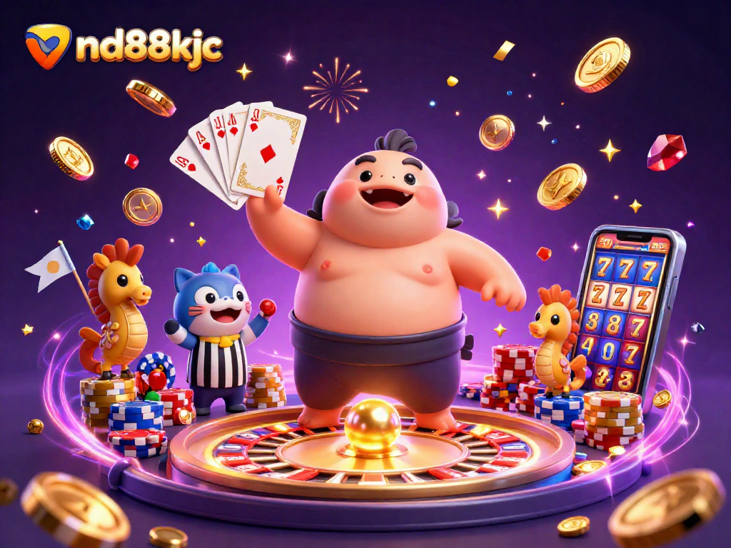 Experience vibrant gaming with vnd88kjc, featuring a lively underwater scene with casino elements.